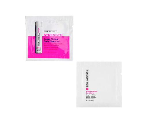 Набор Paul Mitchell Strength Super Strong Daily восстанавливающие и укрепляющие шампунь и кондиционер 7,4+7,4 мл