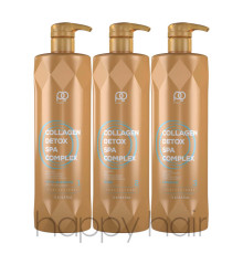 Набір для кератинового випрямлення Paul Oscar Collagen Detox SPA Complex