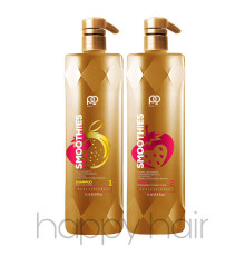 Набір для кератинового випрямлення Paul Oscar Smoothies Smooth & Silky Strawberry