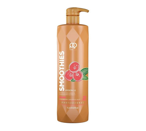 Кератин для волосся Paul Oscar Smoothies Version 2.0 Cranberry Smooth Silky