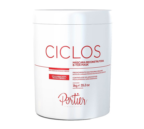 Ботокс для волосся Portier Ciclos B-TOX Mask, 100 г (розлив)