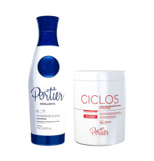 Набір ботоксу для волосся Kit Portier Ciclos B-TOX Mask, 100/200 г (розлив)