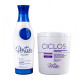 Набір ботоксу для волосся Portier Ciclos Violet B-TOX Маsk, 100/200 г (розлив)