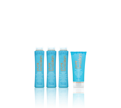 Міні-набір Pure Brazilian Travel Kit (шампунь, кондиціонер, сироватка, маска) для домашнього догляду