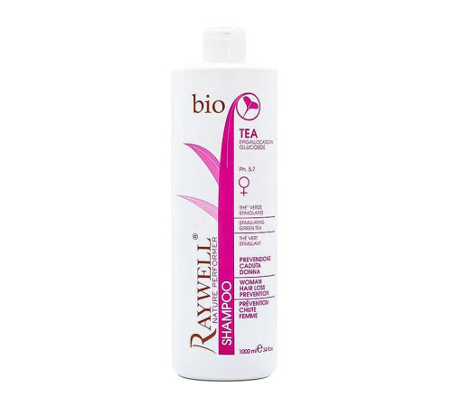 Жіночий шампунь проти випадіння волосся Raywell Bio Tea Shampoo, 200 г (розлив)
