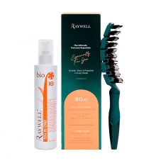 Набір RAYWELL BIO для догляду за волоссям (молочко 10 в 1 200 мл + щітка Max Pro Detangler Brush)