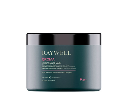 Маска Raywell BIO CROMA Mask для захисту кольору фарбованого волосся (RR607), 500 мл (заводська)