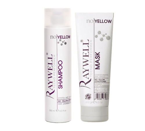 Набір для освітленого волосся Raywell NO YELLOW (шампунь + маска)