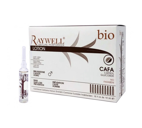 Ампули Raywell Bio Cafa Lotion Лосьйон проти випадіння волосся у чоловіків, 10 мл (1 ампула)