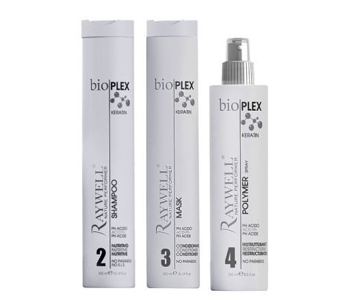 Набор Raywell Bio Plex шампунь, маска и спрей, 300/300/250 мл