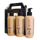 Набір для відновлення волосся Raywell Botох Hairgold Kit 3x150 мл