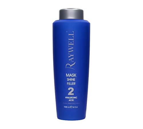 Маска для блиску волосся Raywell Shine Filler Mask з гіалуроновою кислотою, 1000 мл (заводська)