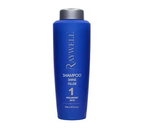Шампунь для блиску волосся Raywell Shine Filler Shampoo з гіалуроновою кислотою, 1000 мл (заводська)
