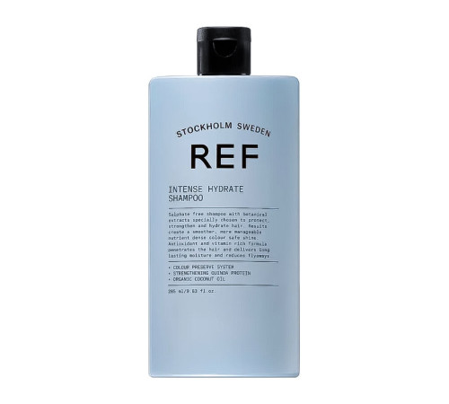Шампунь REF Intense Hydrate Shampoо для інтенсивного зволоження сухого та пошкодженого волосся, 285 мл