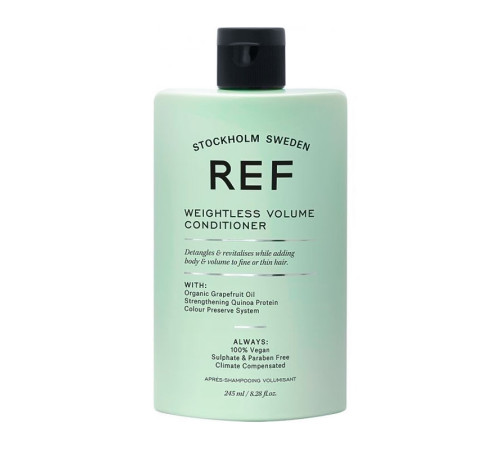 Кондиціонер REF Weightless Volume Conditioner для об'єму волосся, 245 мл (заводська)