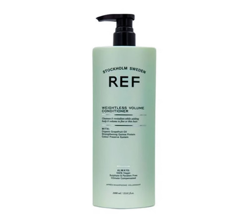 Кондиціонер REF Weightless Volume Conditioner для об'єму волосся, 1000 мл (заводська)