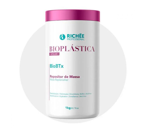 Ботокс для волосся Richee Bioplastica BioBTx Repositor de Massa, 500 г (розлив)