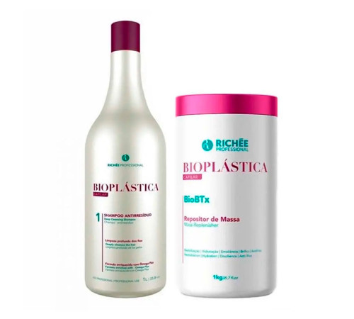 Набір ботоксу для волосся Richee Bioplastica BioBTx Repositor de Massa, 250/500 г (розлив)