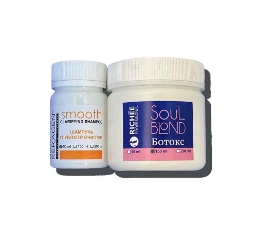 Набор бoтoкca для волос Richee Soul Blond, 100/200 г (разлив)