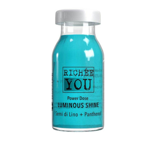 Восстанавливающие ампулы Richee Professional You Power Dose Luminous Shine для блеска волос (12 мл)
