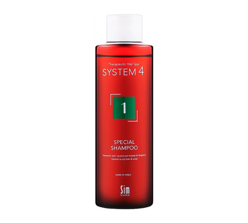 Шампунь Sim Sensitive System 4 №1 Special Shampoo для нормальных и склонных к жирности волос, 250 мл