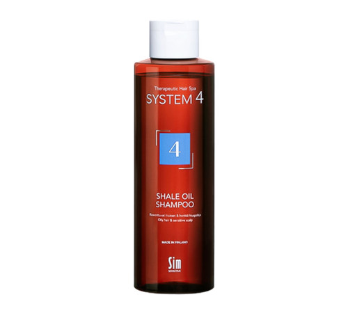 Шампунь Sim Sensitive System 4 №4 Shale Oil Shampoo для жирных волос и чувствительной кожи головы, 250 мл