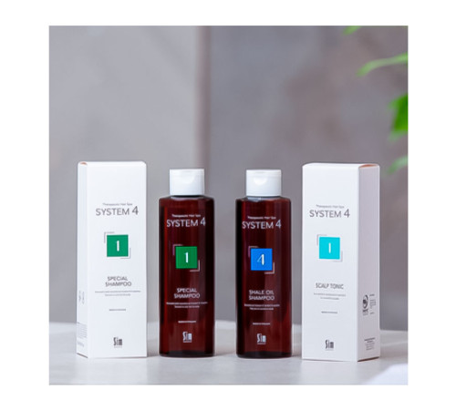 Шампунь Sim Sensitive System 4 №4 Shale Oil Shampoo для жирных волос и чувствительной кожи головы, 250 мл