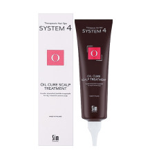 Маска-пилинг Sim Sensitive System 4 "O" Oil Cure Scalp Treatment для глубокой очистки кожи головы, 150 мл