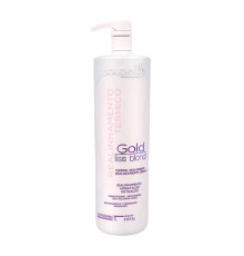 Кератин SoupleLiss Gold Liss Blond для випрямлення блонду з антижовтим ефектом, 100 г (розлив)