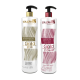 Набір кератину для волосся Soupleliss Gold Power, 2х500 г (розлив)