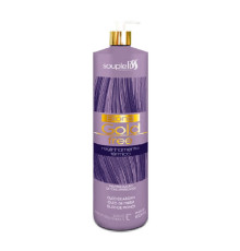 Фіолетова нанопластика для волосся SoupleLiss Gold Free Blond для випрямлення блонду