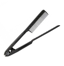 Гребінець Tibolli Easy Comb для процедури кератинового лікування та випрямлення чорний