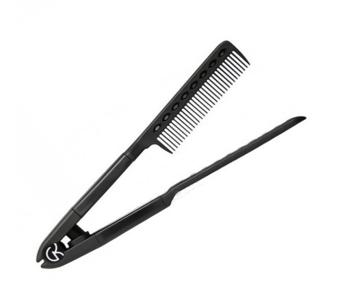 Гребінець Tibolli Easy Comb для процедури кератинового лікування та випрямлення чорний