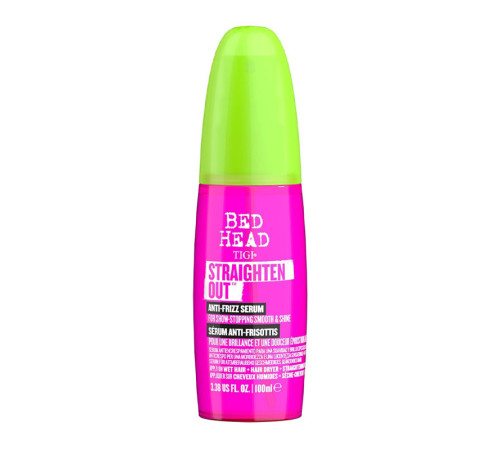 Сыворотка TiGi Bed Head Straighten Out Anti Frizz Serum для выравнивания, блеска и шелковистости волос, 100 ml
