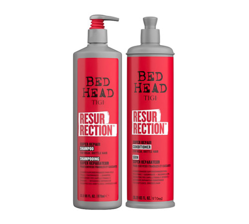 Набір TiGi Bed Head Resurrection шампунь та кондиціонер для відновлення волосся 2х400 мл