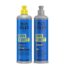 Набір TiGi Bed Head Down 'N Dirty детокс шампунь та кондиціонер