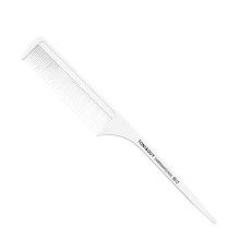 Гребінець Toni&Guy Carbon 8612 Antistatic для начосу з ручкою карбоновий антистатичний 23,5 см білий