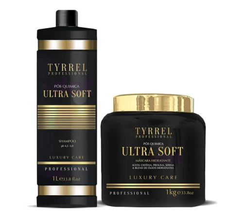 Набор для восстановления поврежденных волос Tyrrel Hidratante Ultra Soft 2*1000 мл