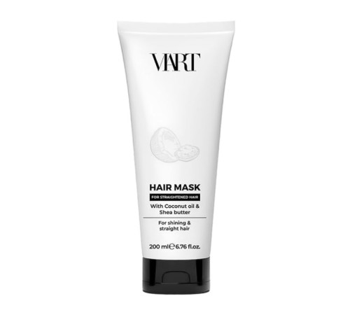 Маска VIART Hair Mask with Coconut Oil & Shea Butter для розгладжування та блиску волосся, 200 мл