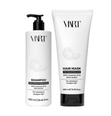 Набір VIART DUO with Coconut Oil & Shea Butter шампунь і маска для розгладжування та блиску волосся, 250/200 мл
