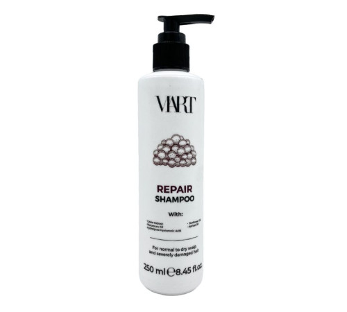 Шампунь VIART Shampoo with Caviar Extract для відновлення і розгладжування пошкодженого волосся, 250 мл