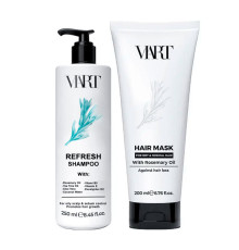 Набір проти випадіння VIART DUO with Rosemary Oil шампунь і маска для для сухого і нормального волосся, 250+200 мл