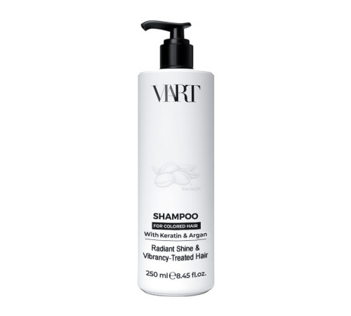Кератиновий шампунь VIART Shampoo with Keratin & Argan Oil для фарбованого волосся, 250 мл