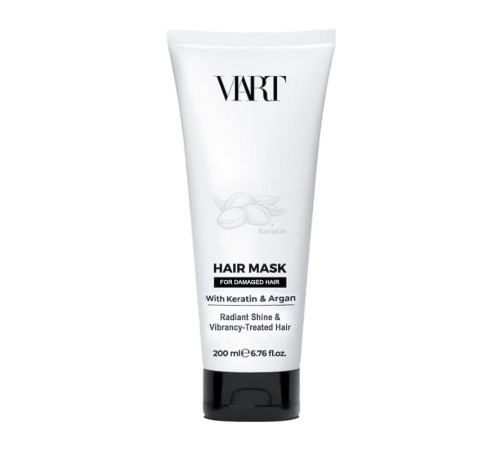 Кератинова маска VIART Hair Mask with Keratin & Argan Oil для фарбованого волосся, 200 мл