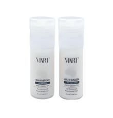Набір VIART DUO with Castor Oil шампунь і маска для зволоження і живлення сухого волосся, пробники 2x25 мл