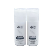 Набір VIART DUO with Collagen шампунь і маска  для легкого розчісування пошкодженого волосся, пробники 2x25 мл
