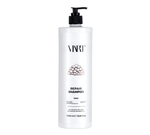 Шампунь VIART Shampoo with Caviar Extract для відновлення і розгладжування пошкодженого волосся, 1000 мл