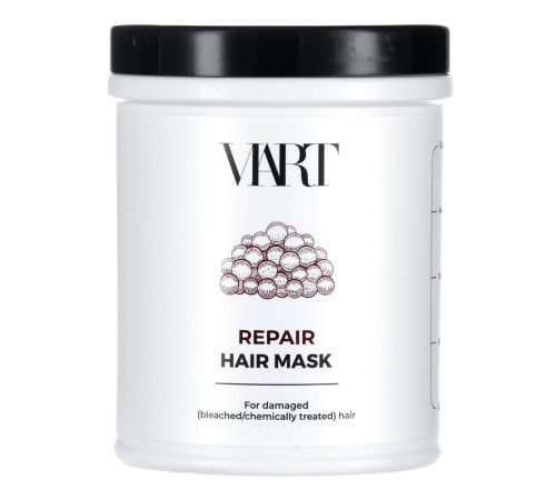 Маска VIART Hair Mask with Caviar Extract для відновлення і розгладжування пошкодженого волосся, 1000 мл