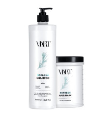Набір проти випадіння VIART DUO with Rosemary Oil шампунь і маска для для сухого і нормального волосся, 2х1000 мл