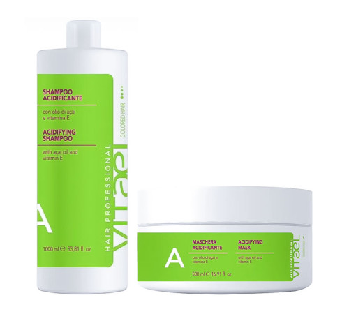Набір Vitael Colored Hair Acidifying шампунь та маска для фарбованого волосся